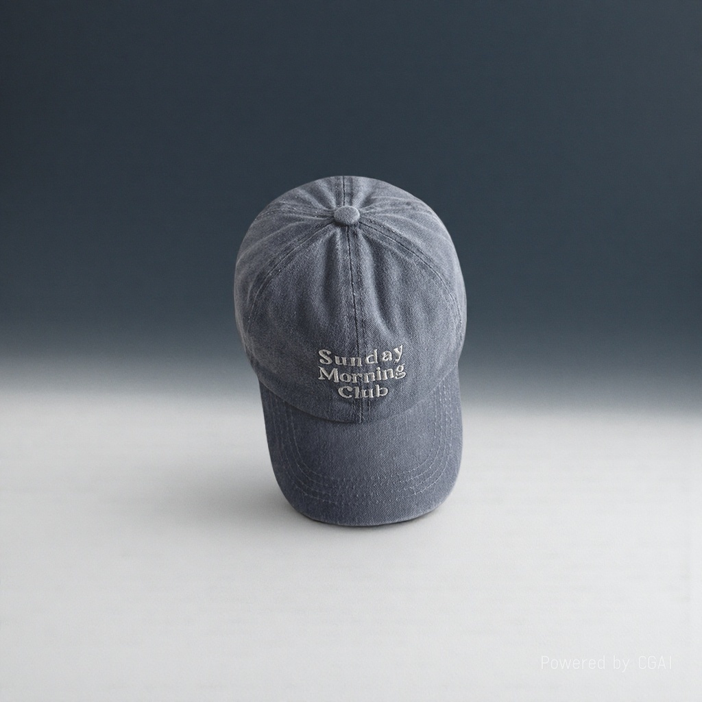 The main body of an adult grey baseball cap with sun protection and shade Application Scenario