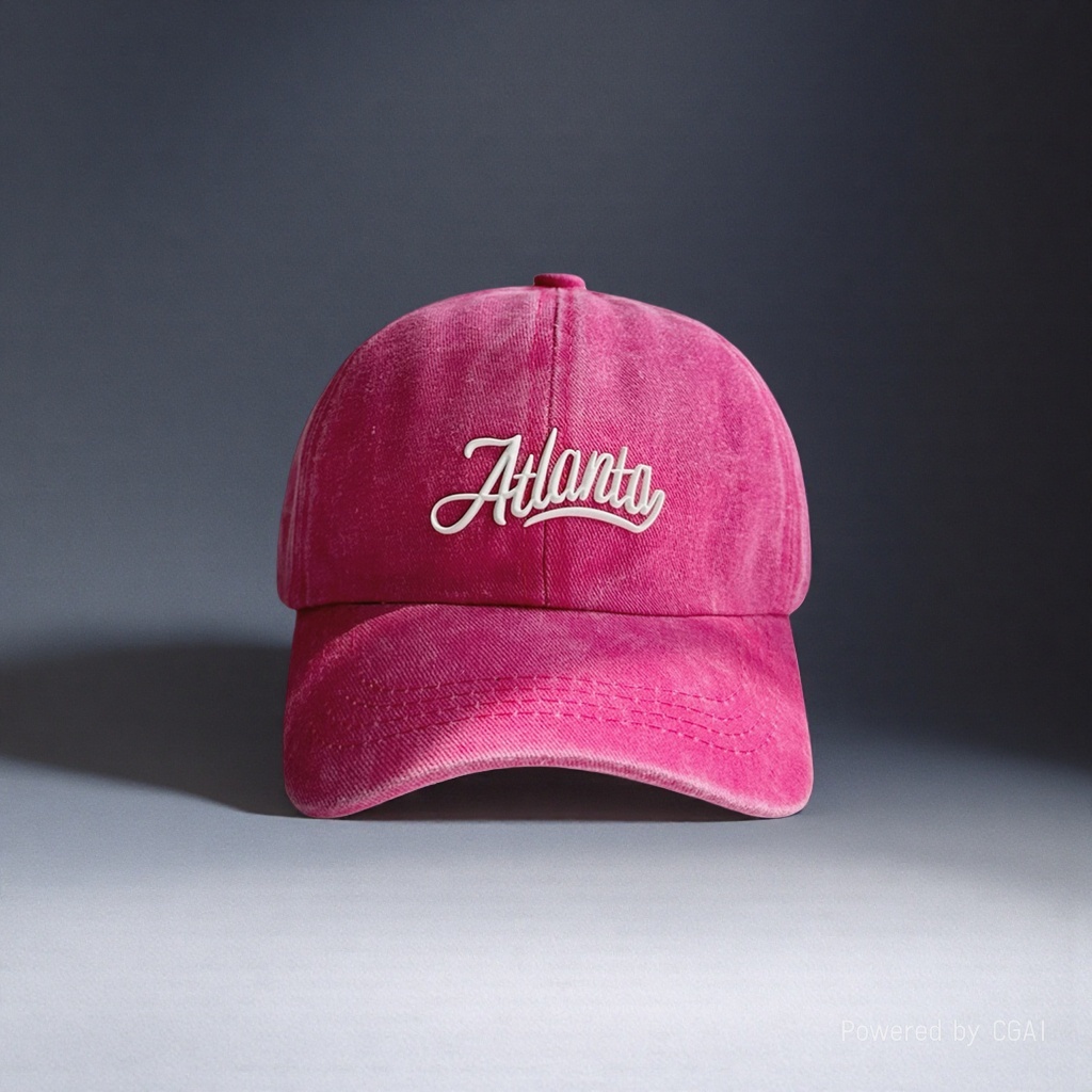 Pink baseball cap, adult sun protection hat, straw hat, cap + cap details Picture