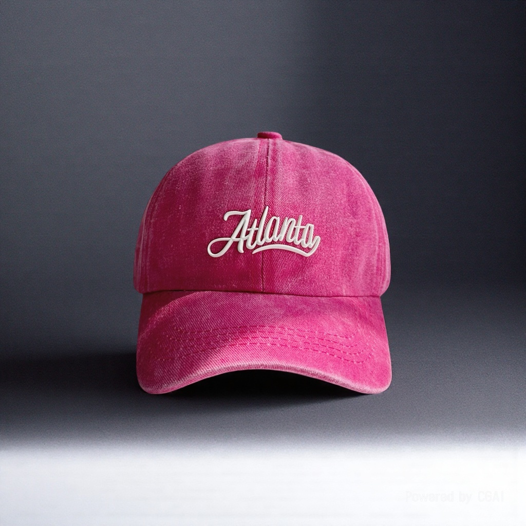 Pink baseball cap, adult sun protection hat, straw hat, cap + cap