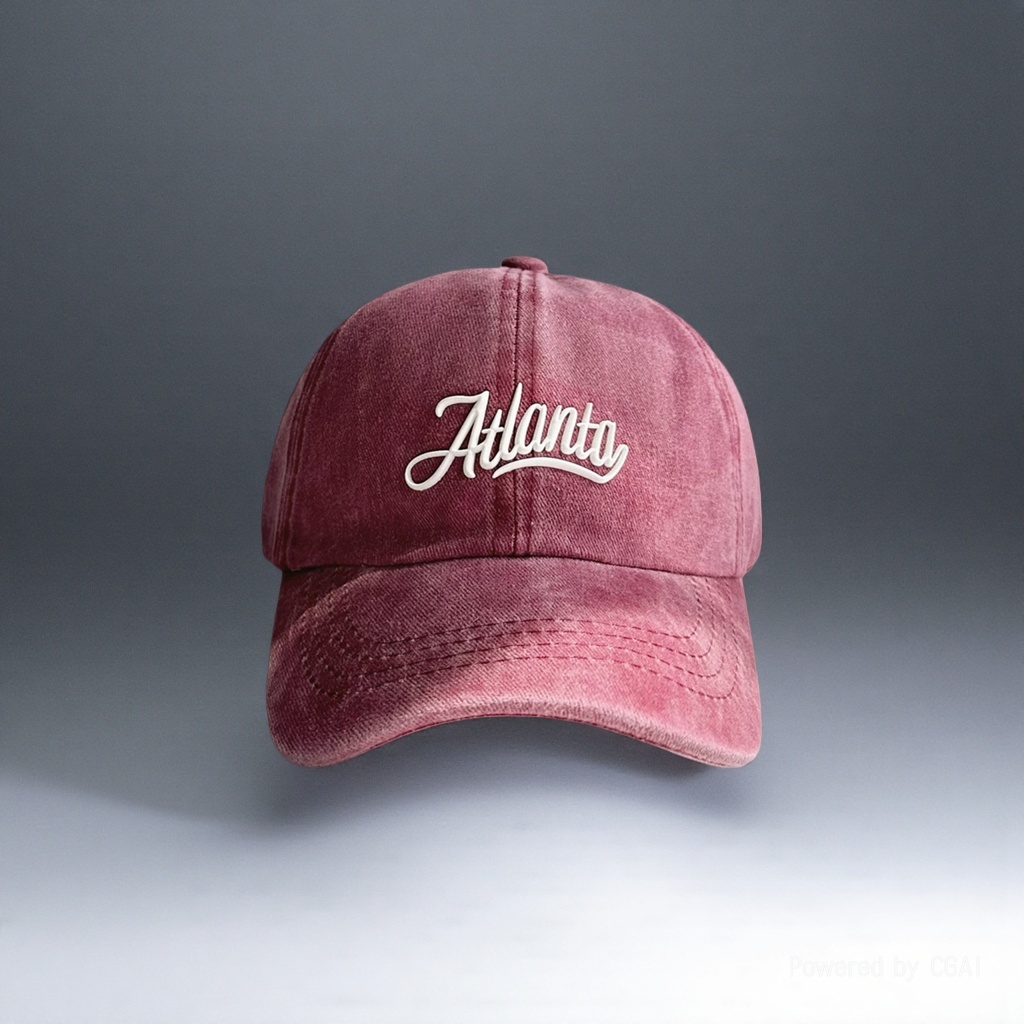 Purple baseball cap, adult sun protection hat, straw hat, baseball cap details Picture