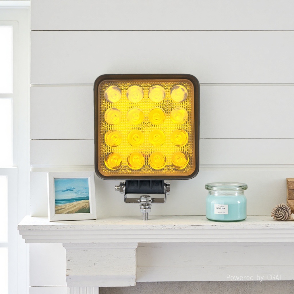 The LED yellow light chip square LED light source is high-brightness, energy-saving and durable Specification image