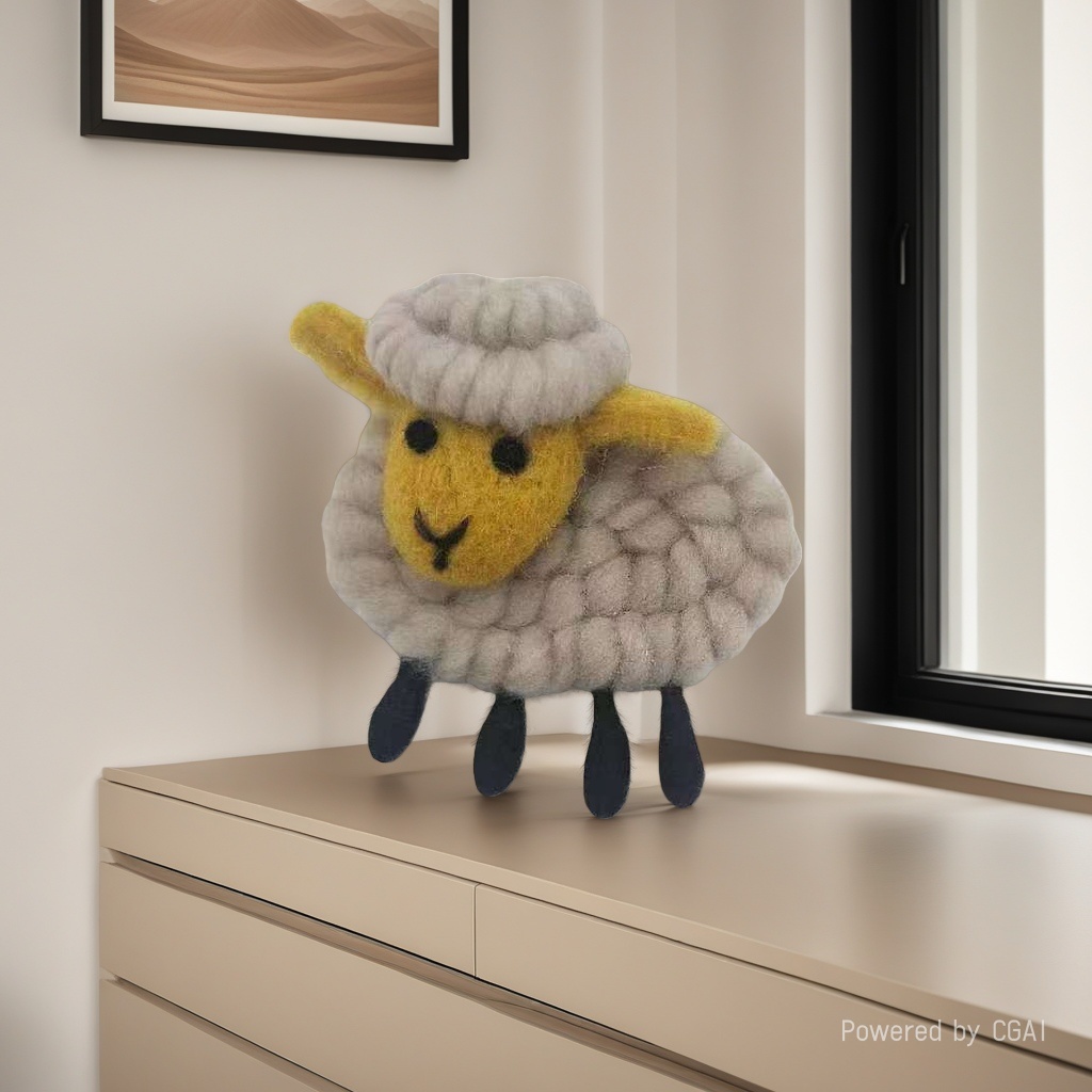 Two-color felt fabric, wool strip felt, wool felt, handcrafted materials