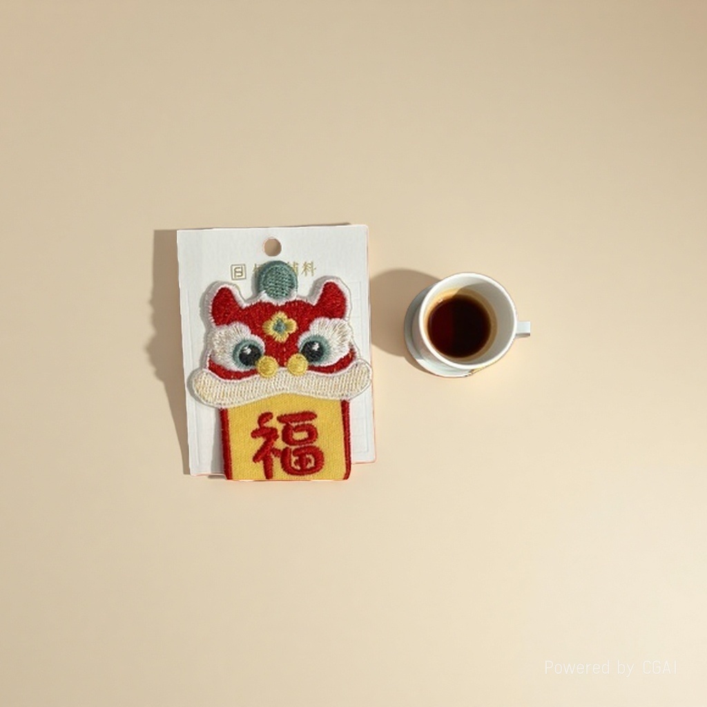 布贴/刺绣贴/刺绣布贴/俄罗斯袖章/小狗布贴白底实物图