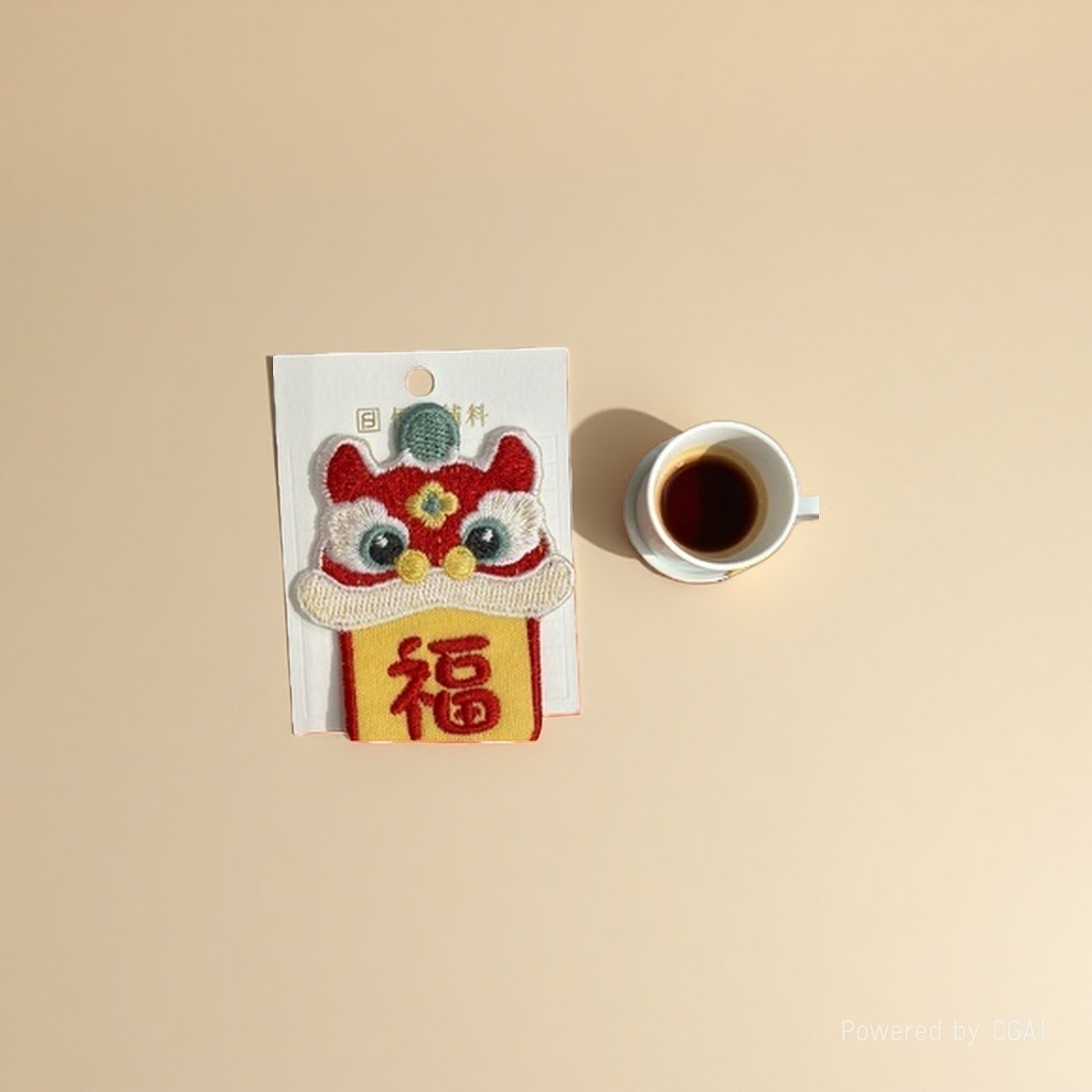 布贴/刺绣贴/刺绣布贴/俄罗斯袖章/小狗布贴细节图