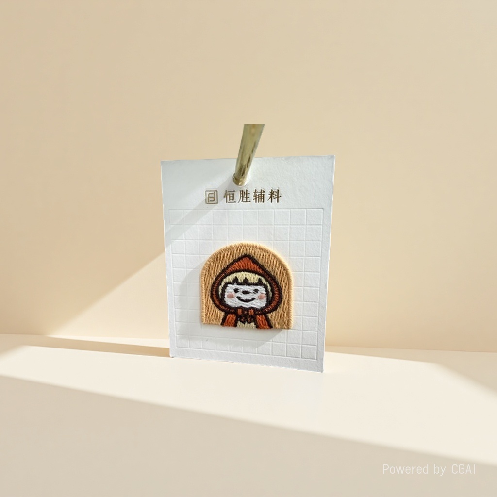 布贴/刺绣贴/刺绣布贴/俄罗斯袖章/小狗布贴细节图