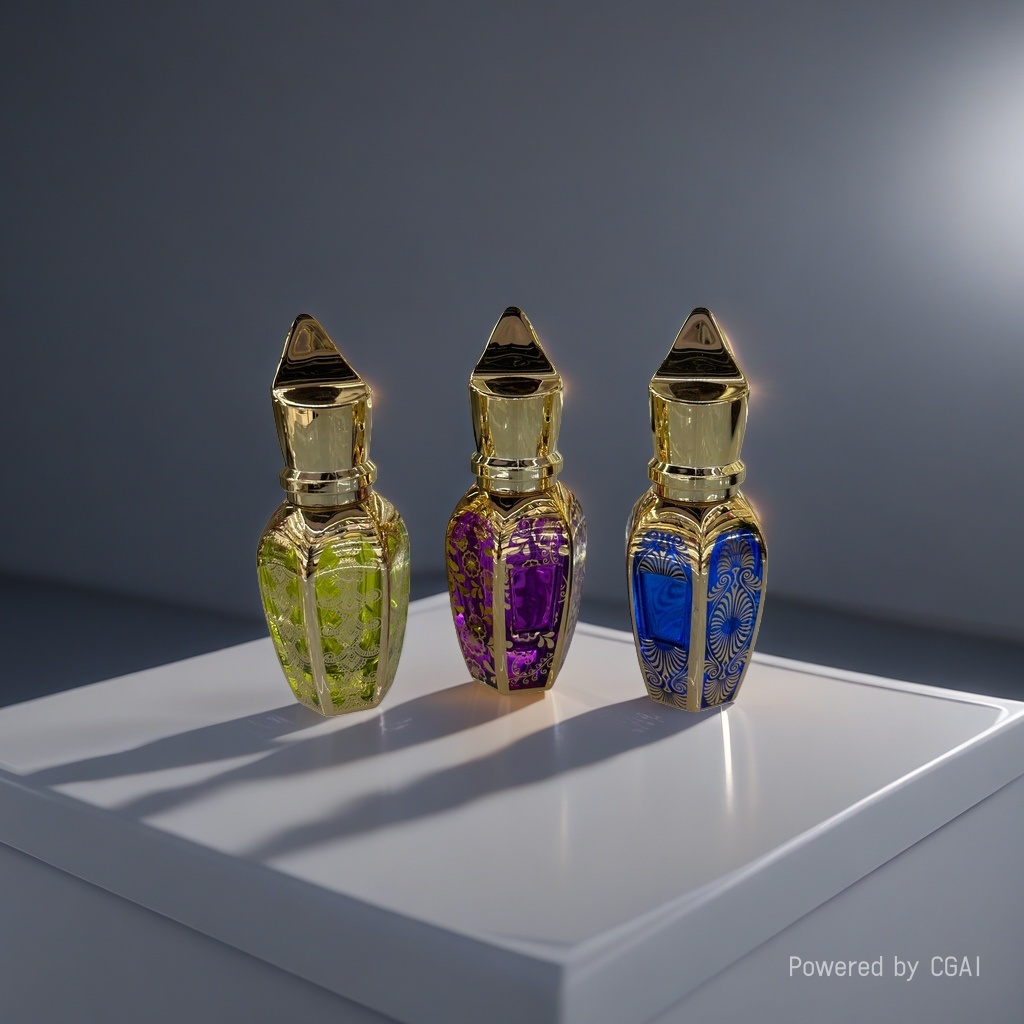 Factory wholesale 30ml perfume bottles, electroplated glass essential oil empty bottles, travel portable portioned bottles, cosmetic spray bottles Specification image