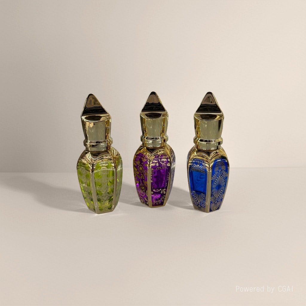 Factory wholesale 30ml perfume bottles, electroplated glass essential oil empty bottles, travel portable portioned bottles, cosmetic spray bottles details Picture