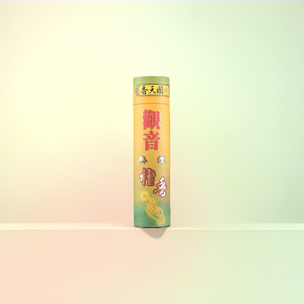 Guotianxiang Guanyin Smokeless Sandalwood Incense for Buddha Worship, 33 cm eco-friendly smokeless incense, bamboo stick incense details Picture