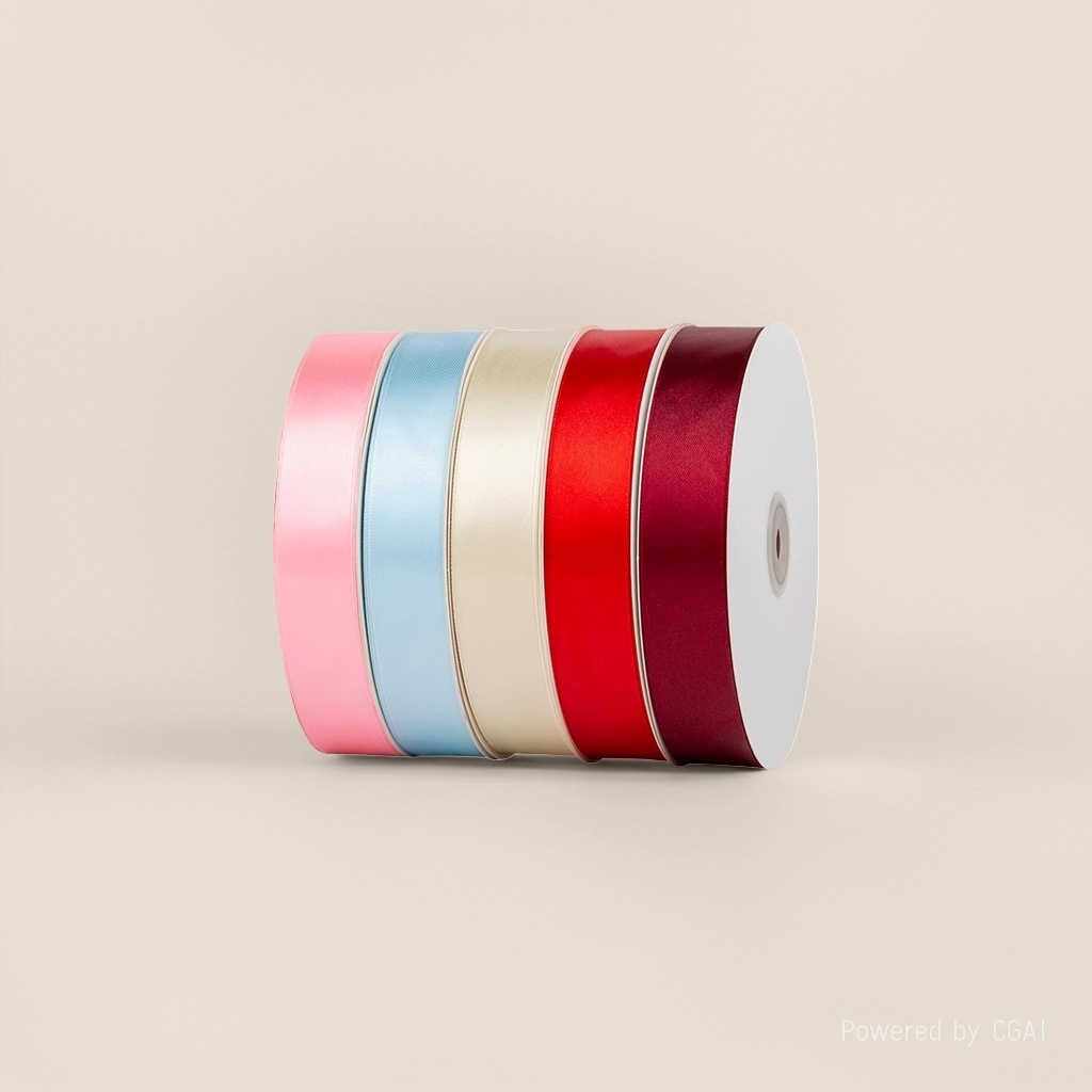Solid-color silk ribbons, gift bouquets, colored ribbons, baked ribbons, DIY handcrafted materials, polyester cable ties, ribbons Specification image