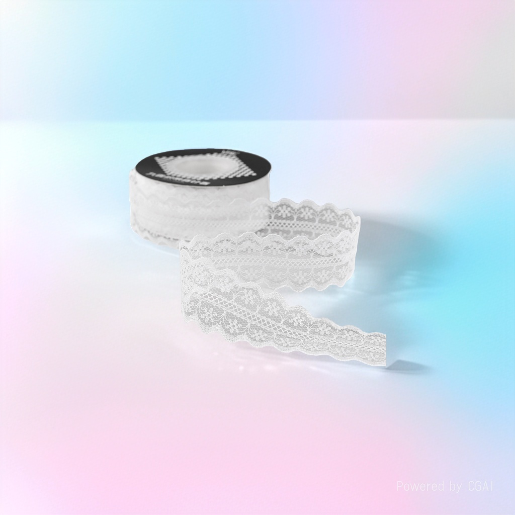 Lace weaving, handcrafted ribbon, white lace, bow, fresh flower bouquet packaging, hand-held bouquet, diy material, binding strap Item Picture