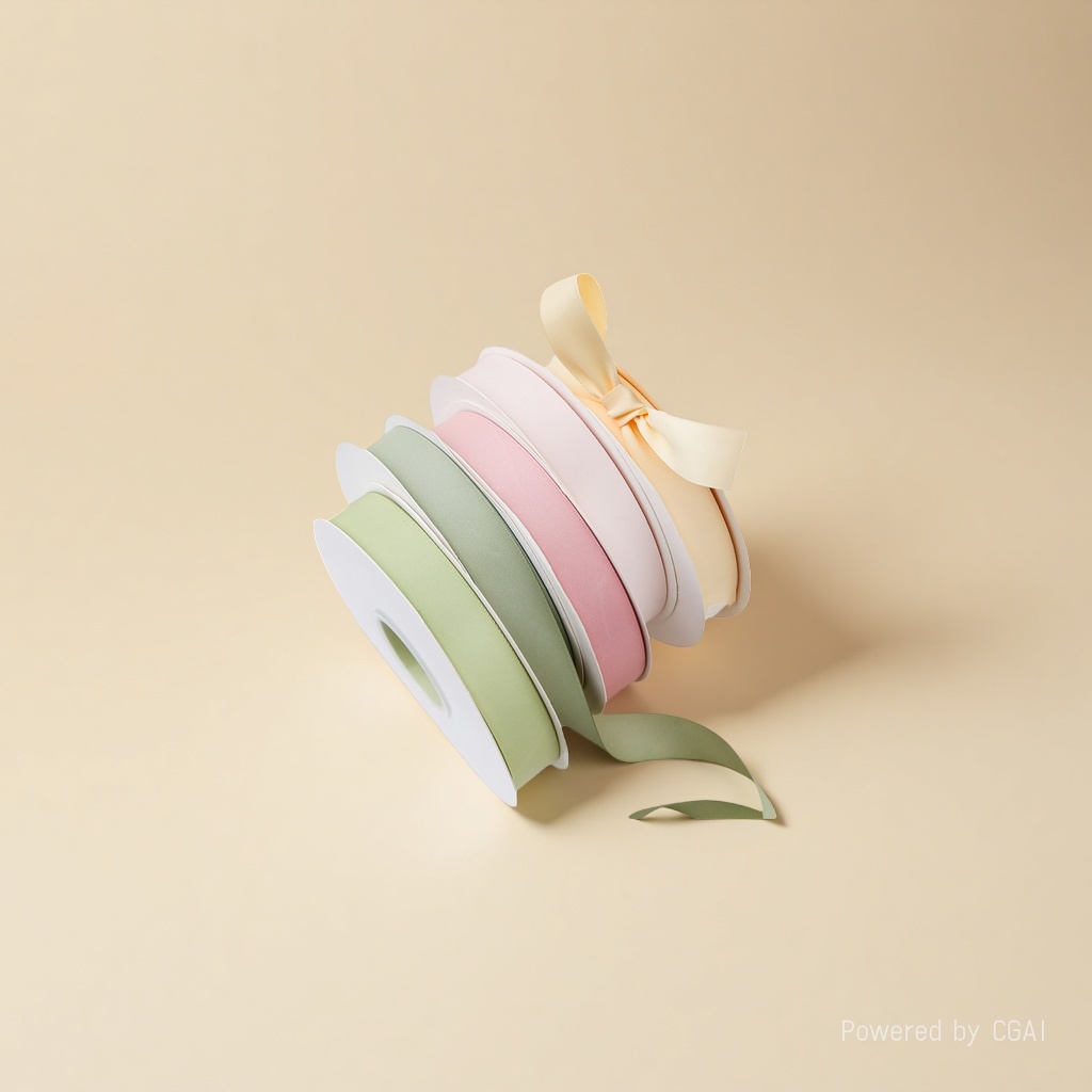 Party ribbons, 30mm colored webbing, colored strips, ribbon rolls Specification image