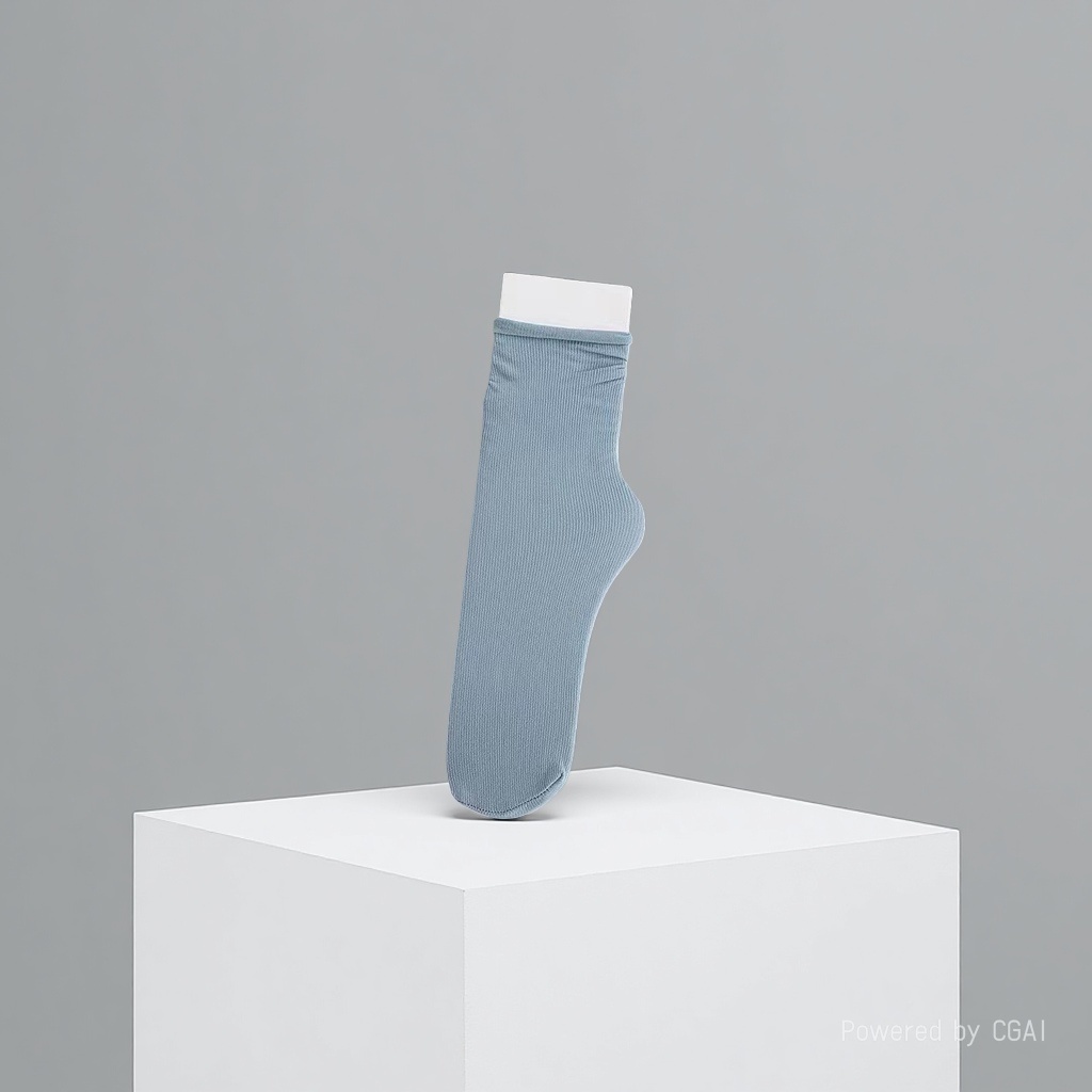 袜子/冰冰袜/糖果色女袜中筒/冰冰堆堆袜/夏季薄款冰冰袜产品图