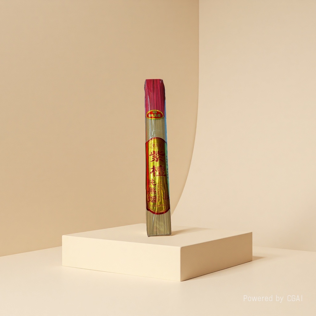 Purple sandalwood smokeless pure sandalwood incense for Buddha worship, home sandalwood incense, 33 cm eco-friendly smokeless incense, bamboo stick incense Specification image
