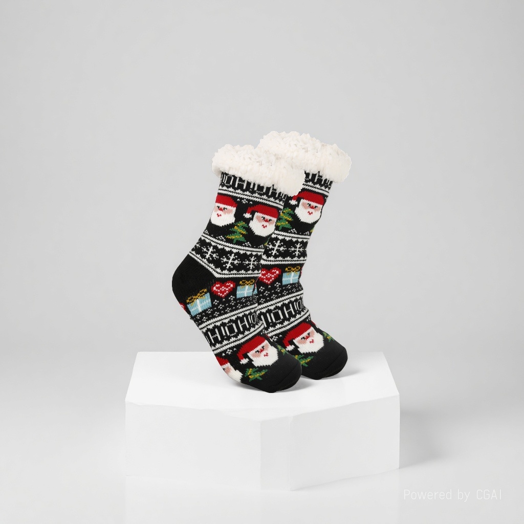 Christmas socks for women, autumn and winter floor socks, snow socks, thickened and fleece home sleeping socks, carpet socks, postpartum socks 165642802 Application Scenario