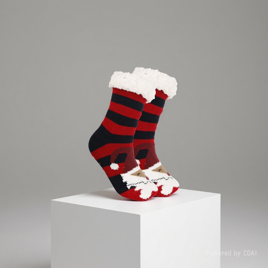 Christmas socks, ladies' autumn and winter floor socks, snow socks, thickened and fleece home sleeping socks, carpet socks, postpartum socks 165705366 Application Scenario