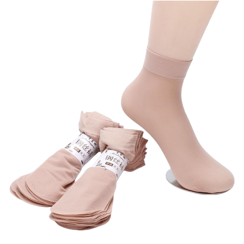 Calcetines de carne engrosada mujeres verano sexy sin hilo actualización versión buena calidad diez veces carne color calcetines niño lindo Item Picture