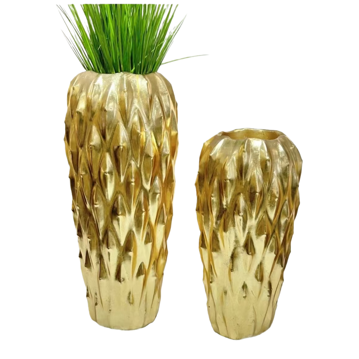 2026 New Golden pineapple-shaped ornamental pineapple vase, decorative flower pot, home beautification Item Picture