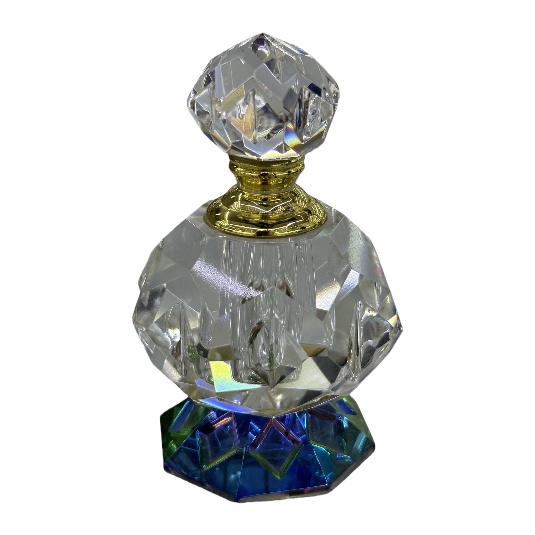 Wholesale crystal perfume bottle gift box, glass-sealed agarwood bottle cosmetics, 1ml essential oil bottle Item Picture