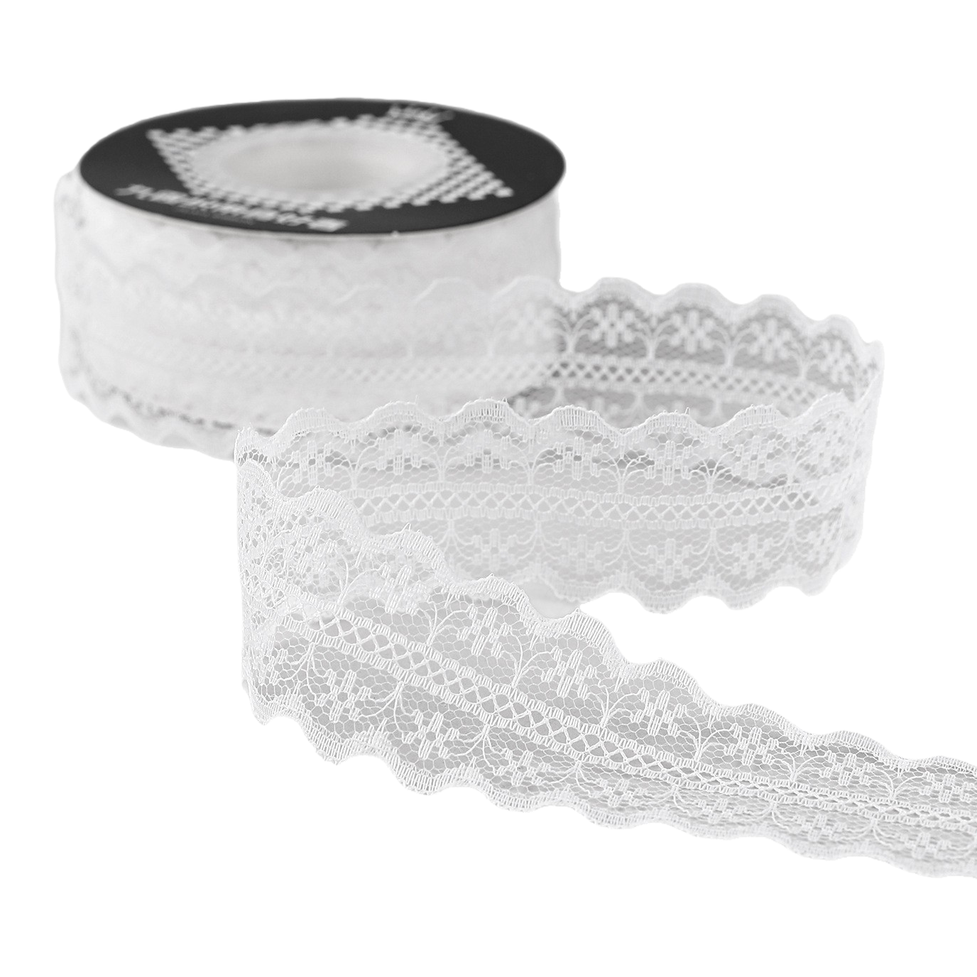 Lace weaving, handcrafted ribbon, white lace, bow, fresh flower bouquet packaging, hand-held bouquet, diy material, binding strap