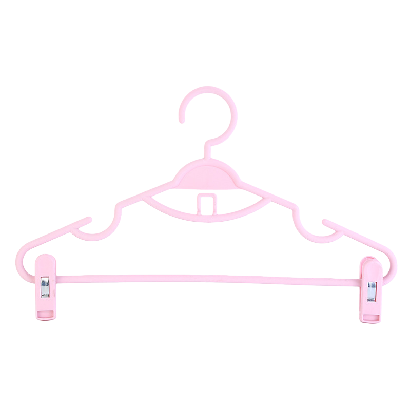 衣架/西装衣架/儿童衣架/衣架裤架/衣服架子圆形白底实物图