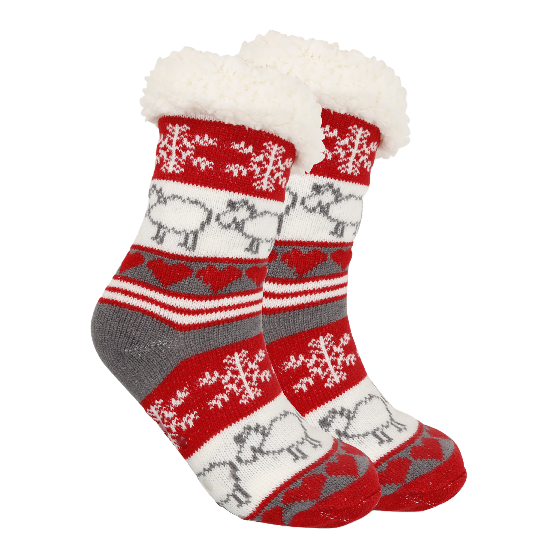Christmas socks, ladies' autumn and winter floor socks, snow socks, thickened and fleece home sleeping socks, carpet socks, postpartum socks 165632699 Item Picture