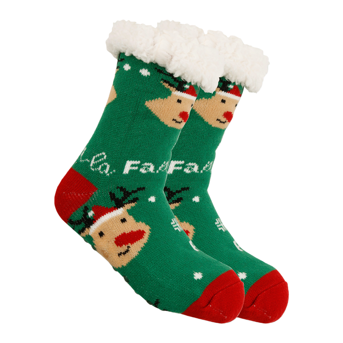 Christmas socks, ladies' autumn and winter floor socks, snow socks, thickened and fleece home sleeping socks, carpet socks, postpartum socks 165651852 Item Picture