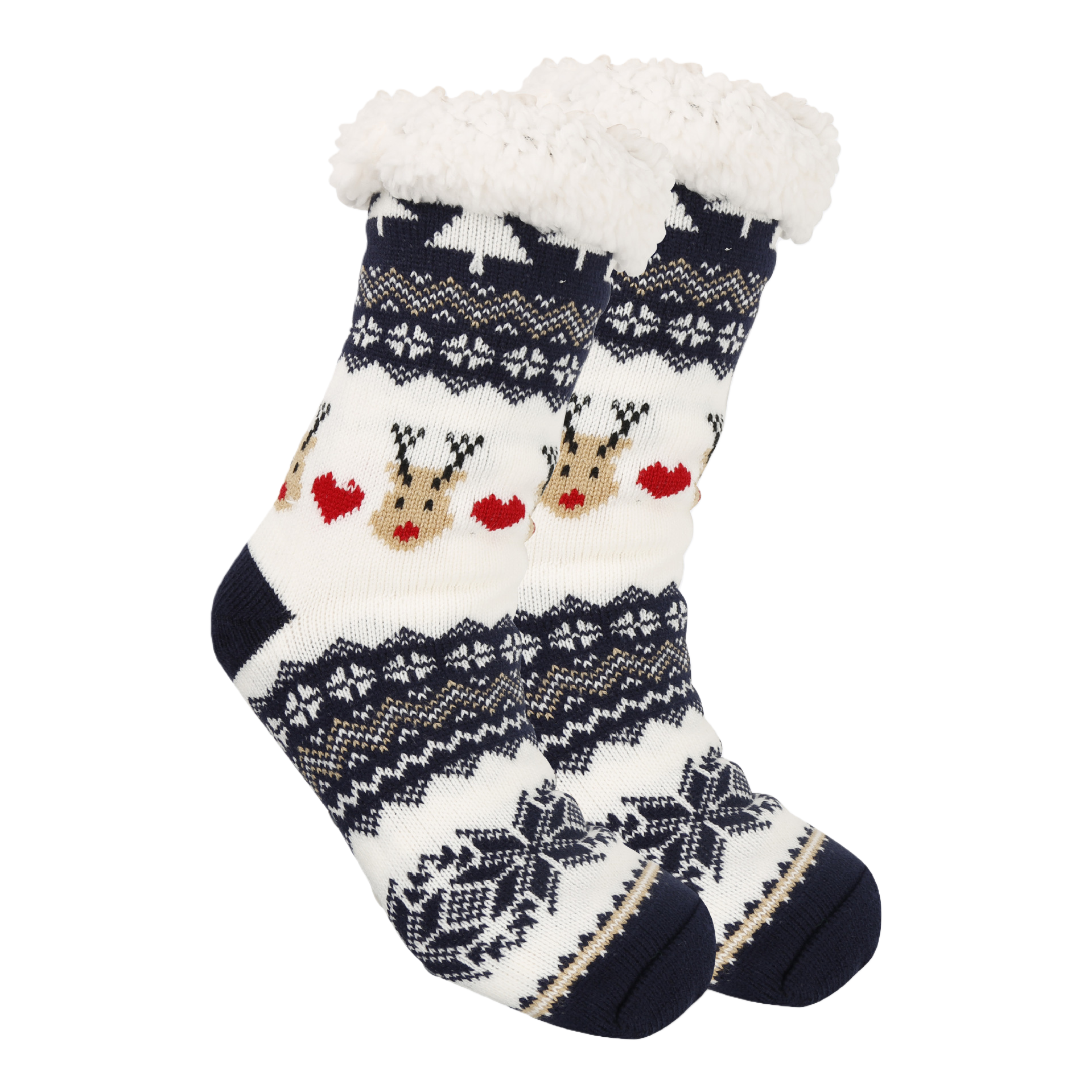 Christmas socks, ladies' autumn and winter floor socks, snow socks, thickened and fleece home sleeping socks, carpet socks, postpartum socks 165718905 Item Picture