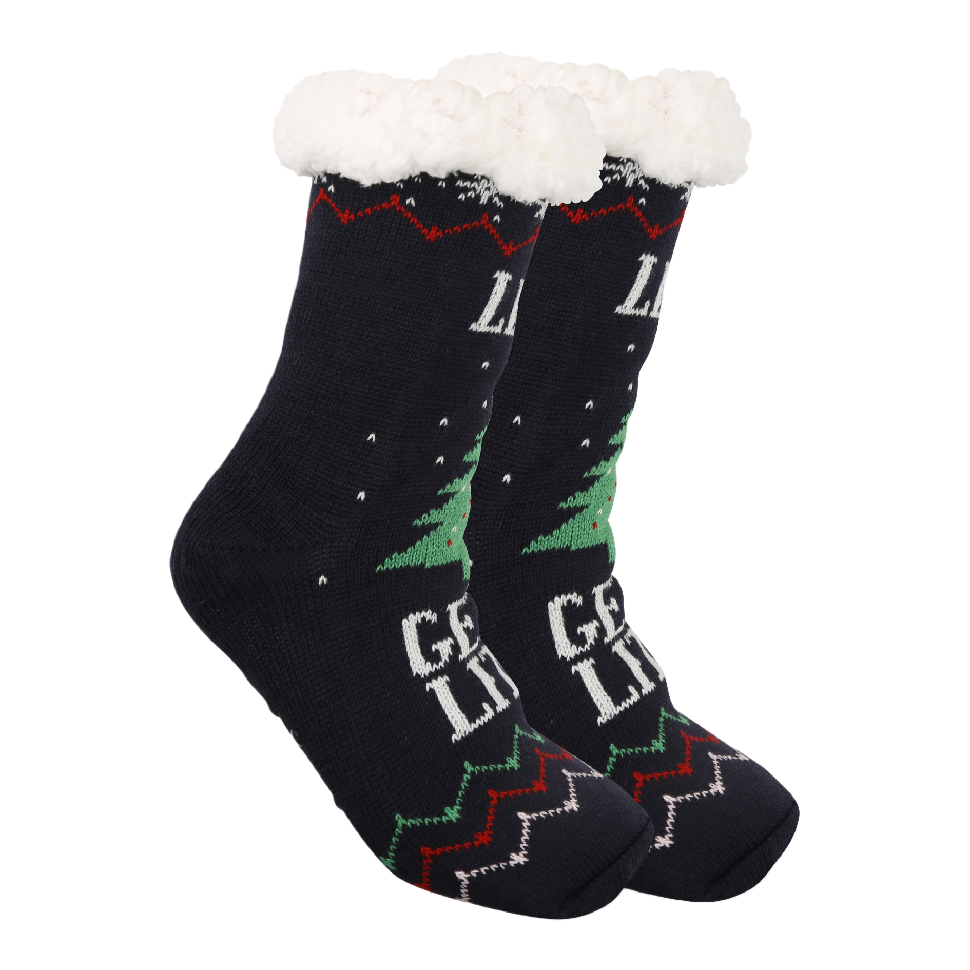 Christmas socks, ladies' autumn and winter floor socks, snow socks, thickened and fleece home sleeping socks, carpet socks, postpartum socks 165725524 Item Picture