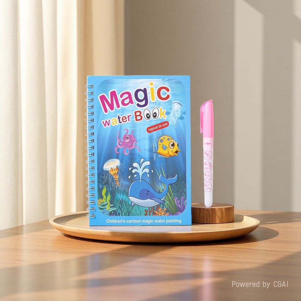 Children's Picture book Magic Coloring Painting Set Baby Intelligence Repeated Coloring Watercolor Painting Specification image