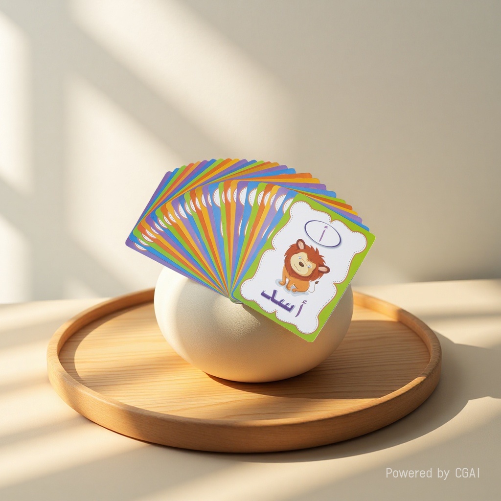 Erasable flashcard science and education card for learning Arabic alphabet recognition, early education for kindergarten children details Picture