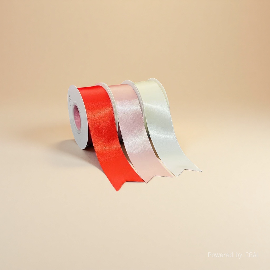 5cm high-quality double-sided encrypted polyester ribbon wedding DIY bow gift packaging ribbon textile accessory tape Item Picture