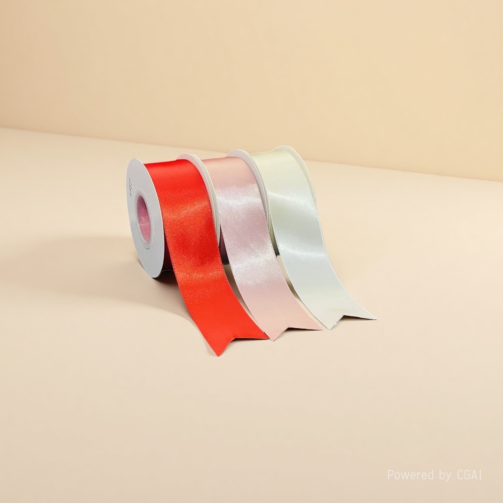 5cm high-quality double-sided encrypted polyester ribbon wedding DIY bow gift packaging ribbon textile accessory tape Specification image