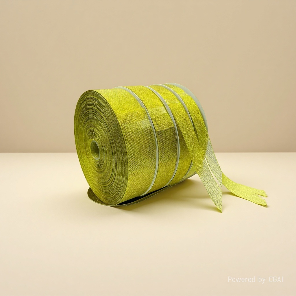 Scallions with gold and silver ribbons, gold scallions with silver scallions, fruits, flowers, cakes, baking, gifts, packaging ribbons details Picture