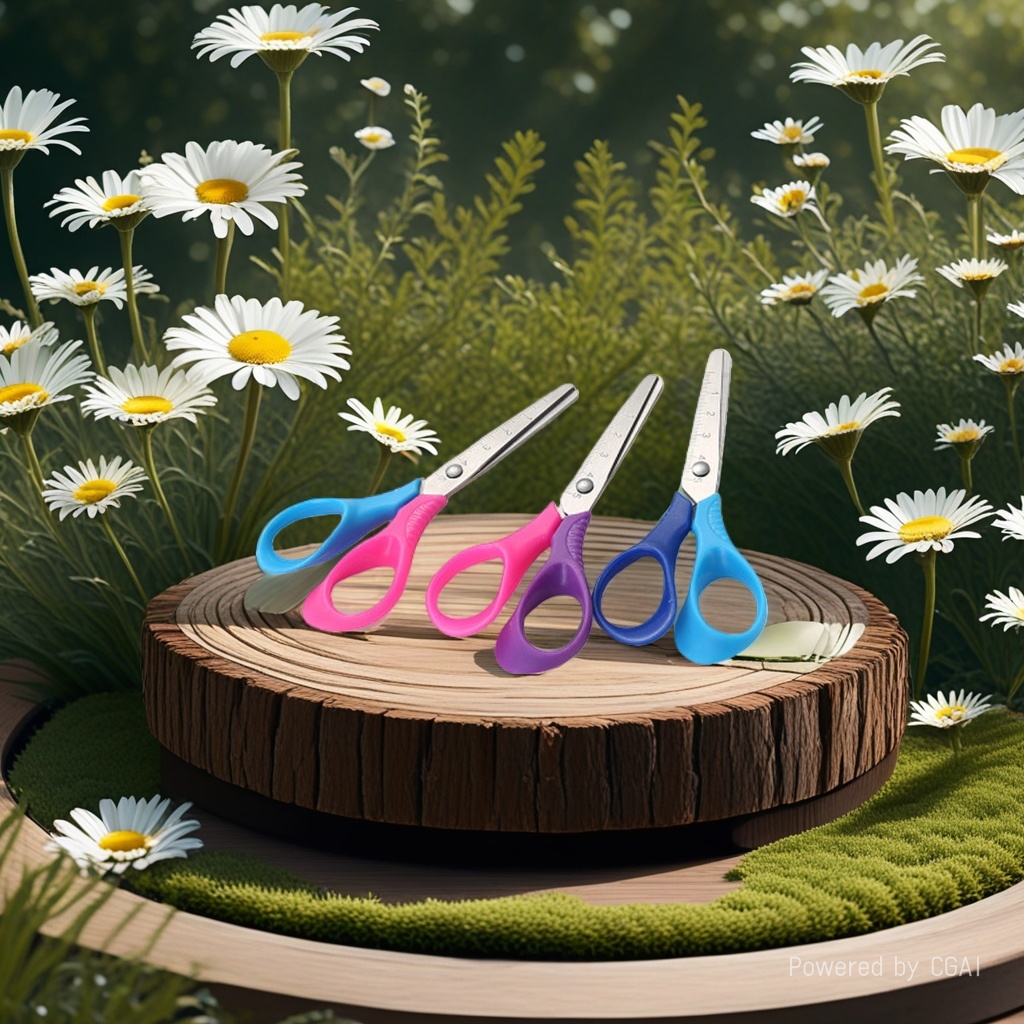Wholesale of children's stationery scissors, photo album lace, student scissors, toddler scissors, cartoon plastic, handmade scissors from manufacturers Application Scenario
