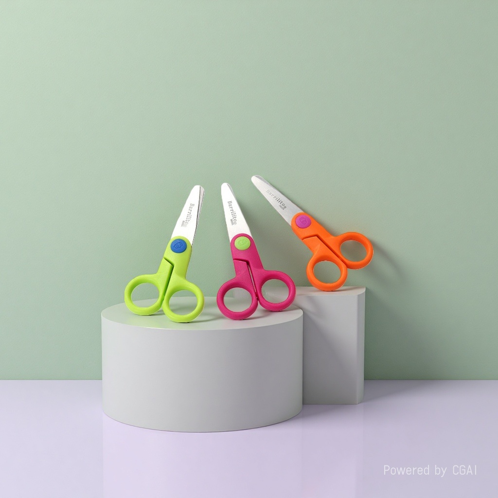 Factory direct sales of stainless steel scissors, student scissors, children's special scissors details Picture