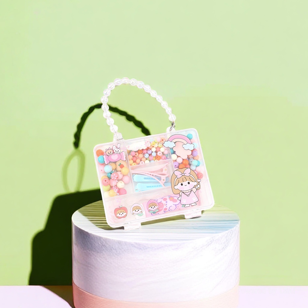 Cute cartoon children's jewelry sets, decorations, pet supplies, children's cosmetics, necklaces Application Scenario