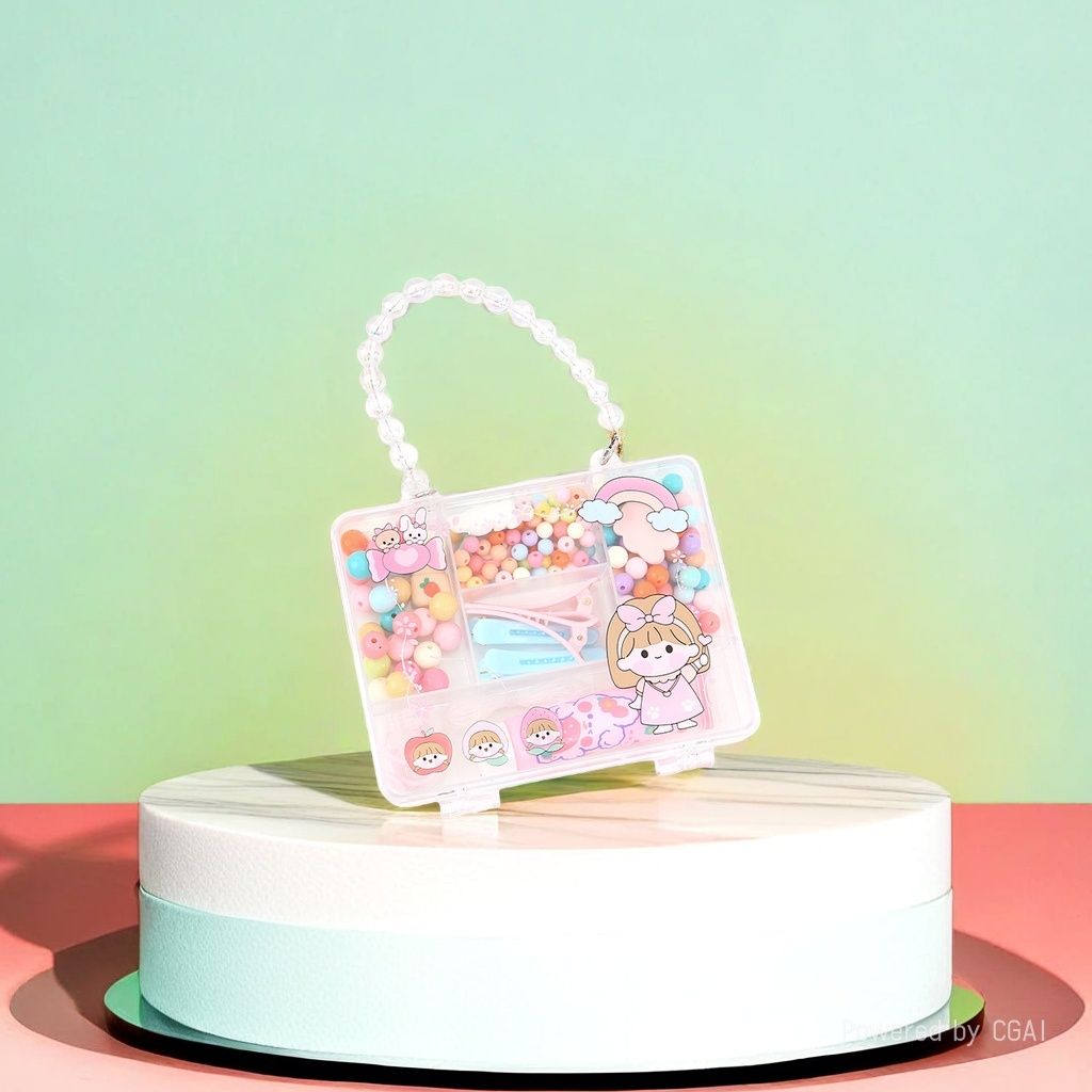 Cute cartoon children's jewelry sets, decorations, pet supplies, children's cosmetics, necklaces Specification image