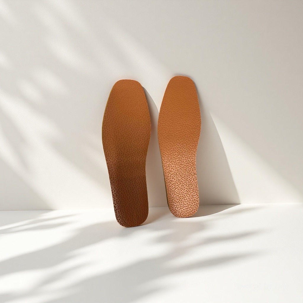 Pure leather cowhide insoles, pure top-grain cowhide anti-odor, deodorizing, breathable, sweat-absorbing, comfortable and non-stuffy, thickened insoles