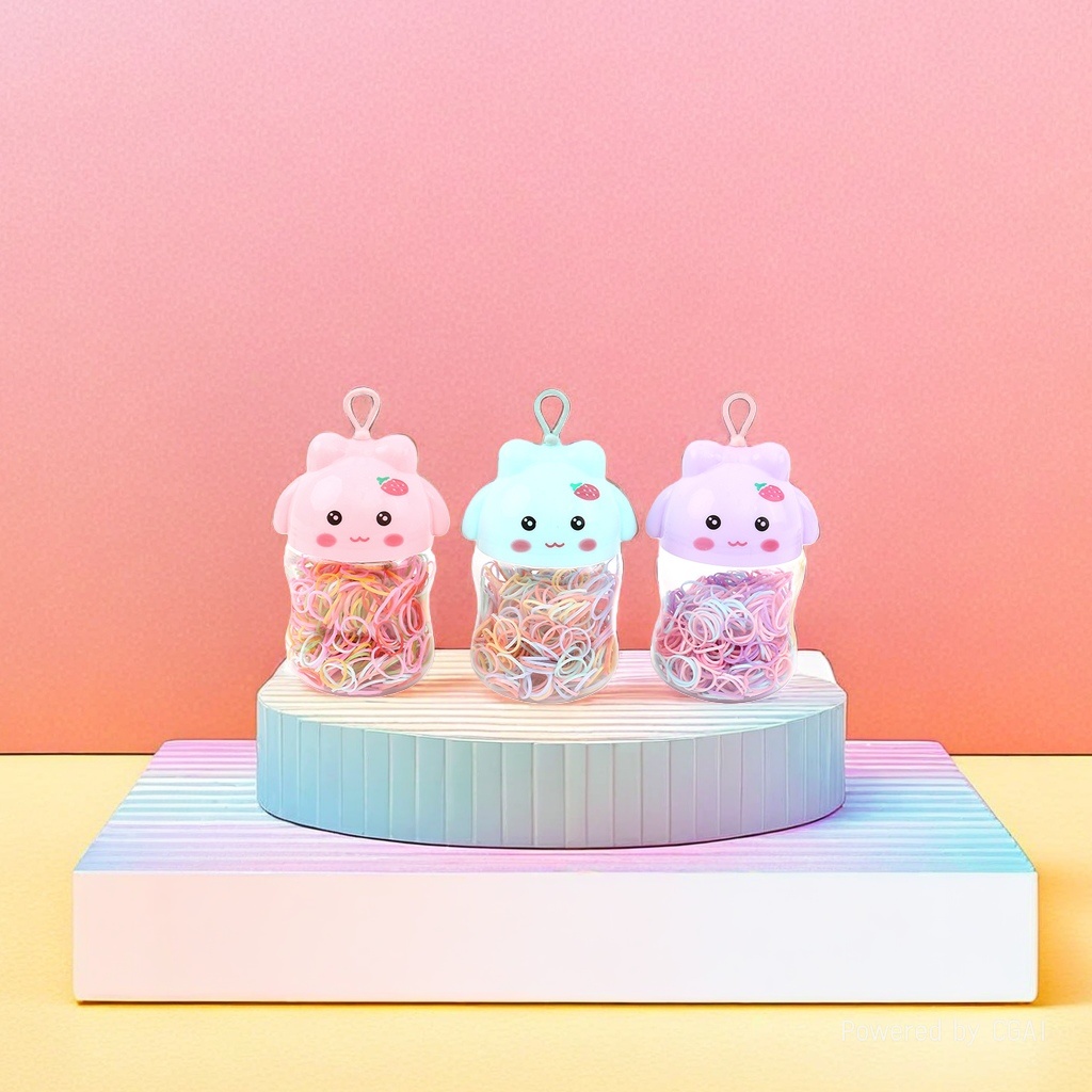 Cute cartoon-shaped hair bands, square scarves, hair accessories, colorful hair bands and trendy decorative items Application Scenario