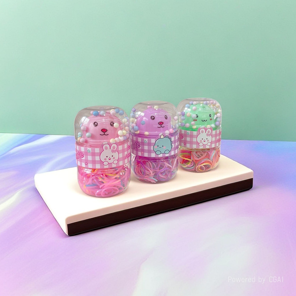 Cute cartoon hair bands, children's cute fabric hair clips, headbands, accessories, children's hair accessory sets Application Scenario
