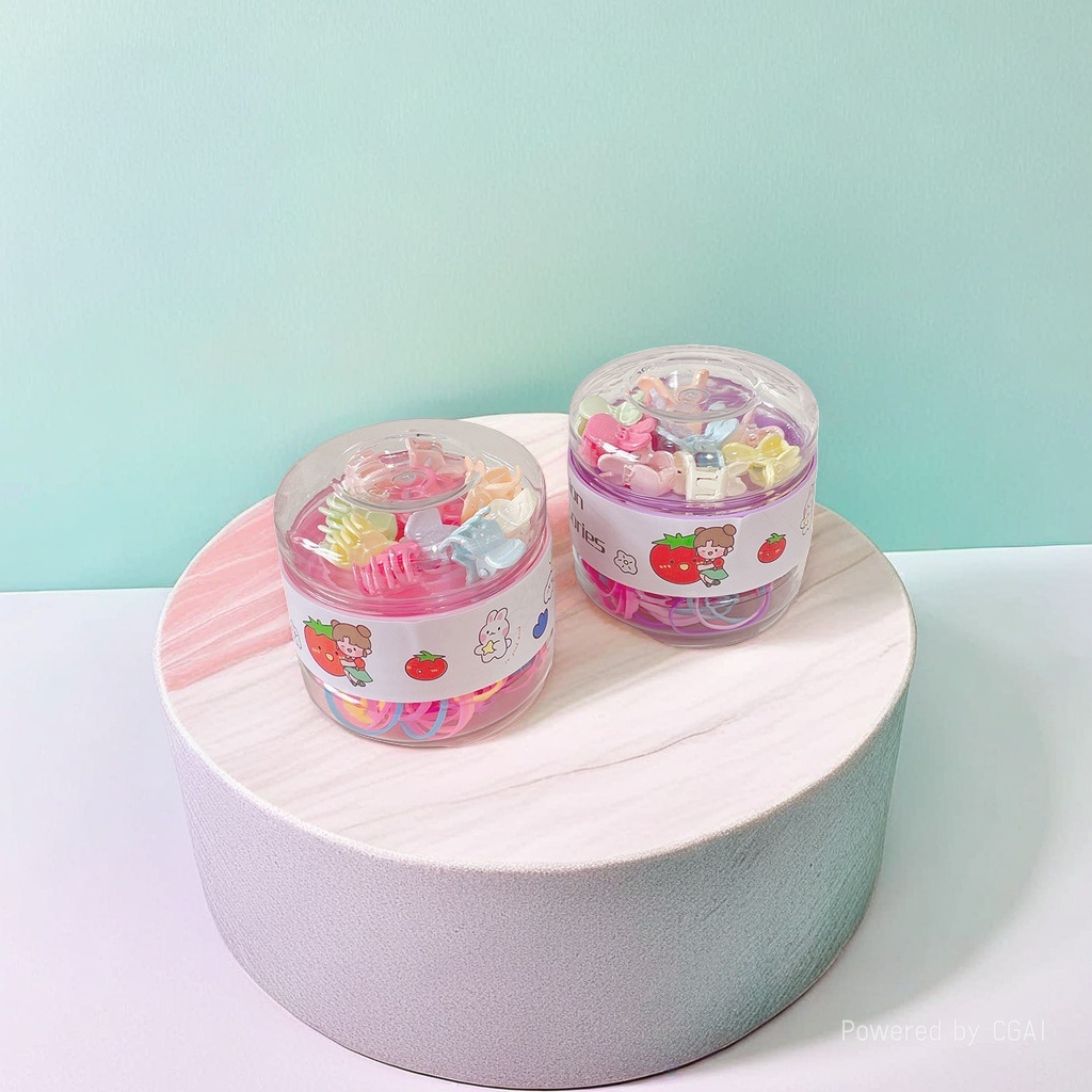 Cute hair clip set, shark clip, grab clip, hair pin, hair accessory, multi-purpose styling clip Application Scenario