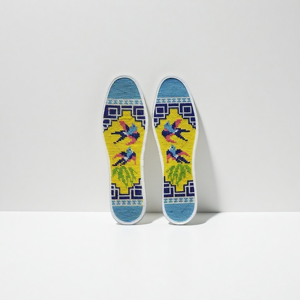 The adjustable ecological cotton height-increasing insoles are comfortable, thickened, anti-slip and breathable details Picture