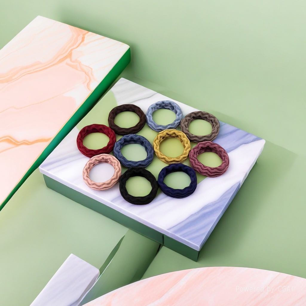 发圈/饰品/发饰/大肠发圈/大肠发圈方巾细节图