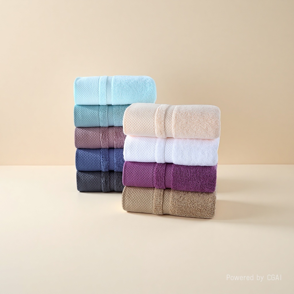 The towel is made of pure cotton, thickened, and is made of long-staple cotton for adults to wash their faces. It is all-cotton, soft and absorbent details Picture
