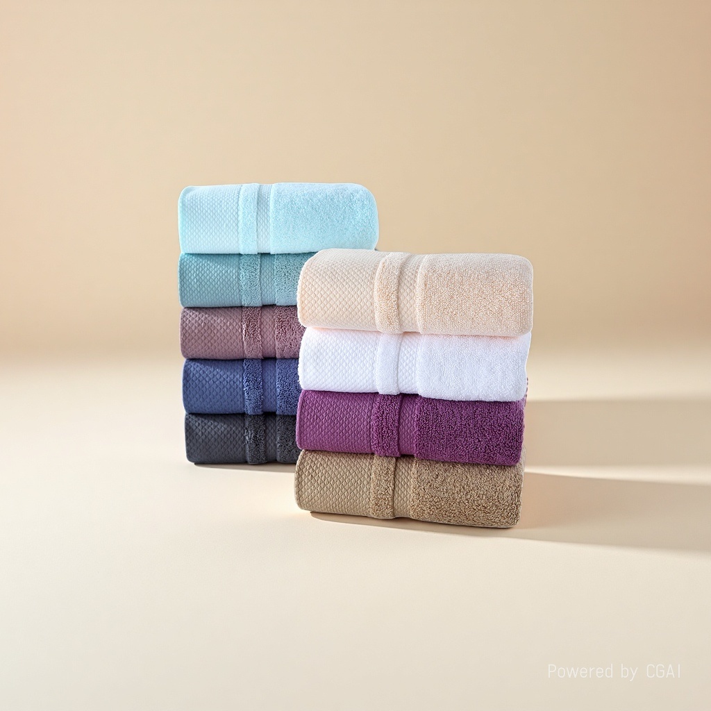 The towel is made of pure cotton, thickened, and is made of long-staple cotton for adults to wash their faces. It is all-cotton, soft and absorbent Item Picture