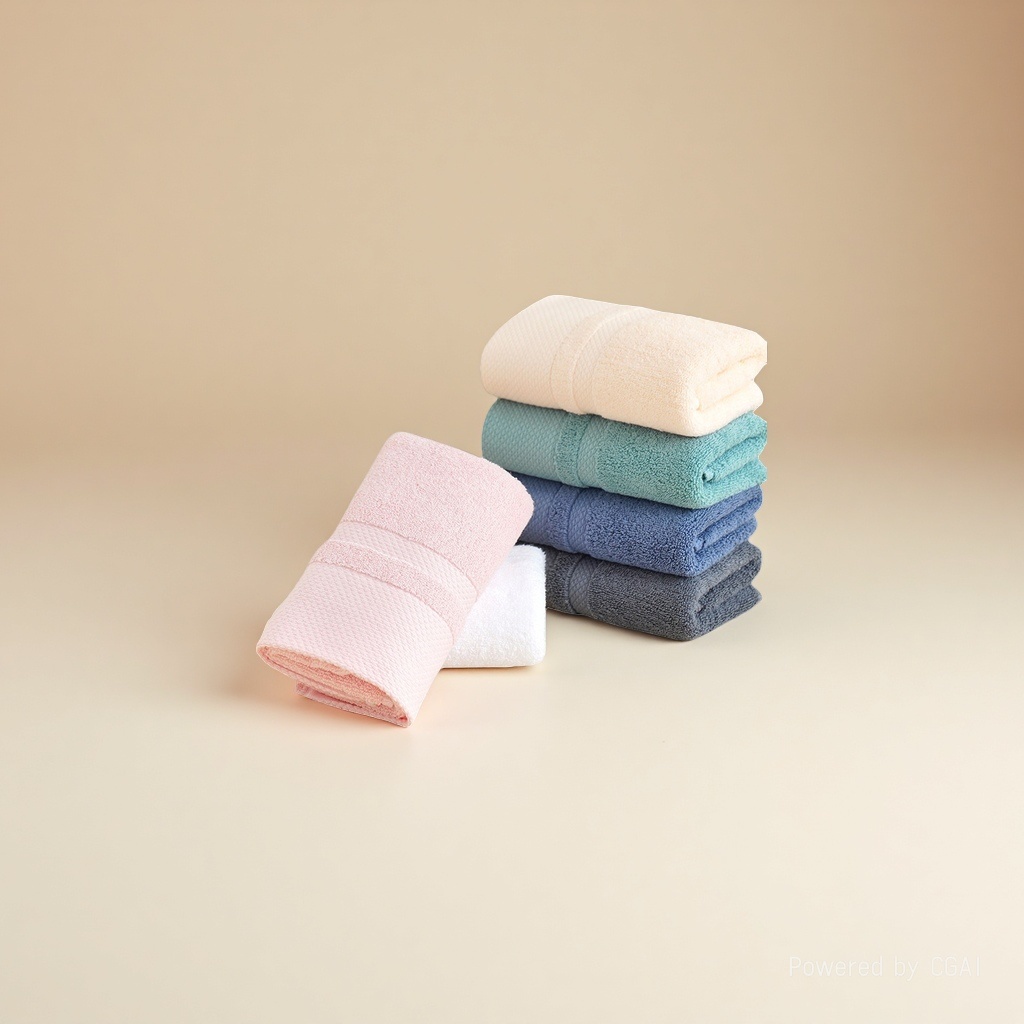 Wholesale of thickened, combed long-staple cotton adult face wash household gifts, plain, out-of-stock absorbent face towels Item Picture