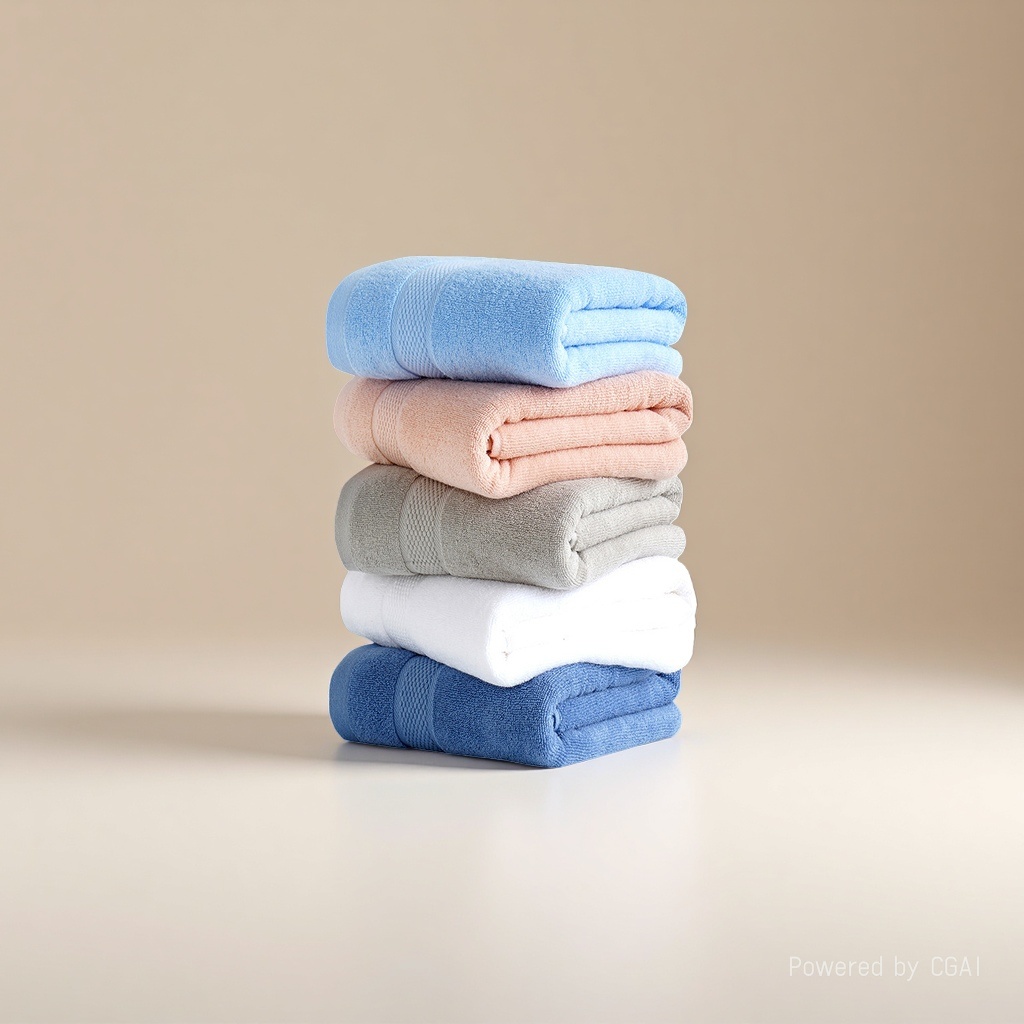 The bath towel is made of pure cotton and is soft and absorbent for adult use Specification image
