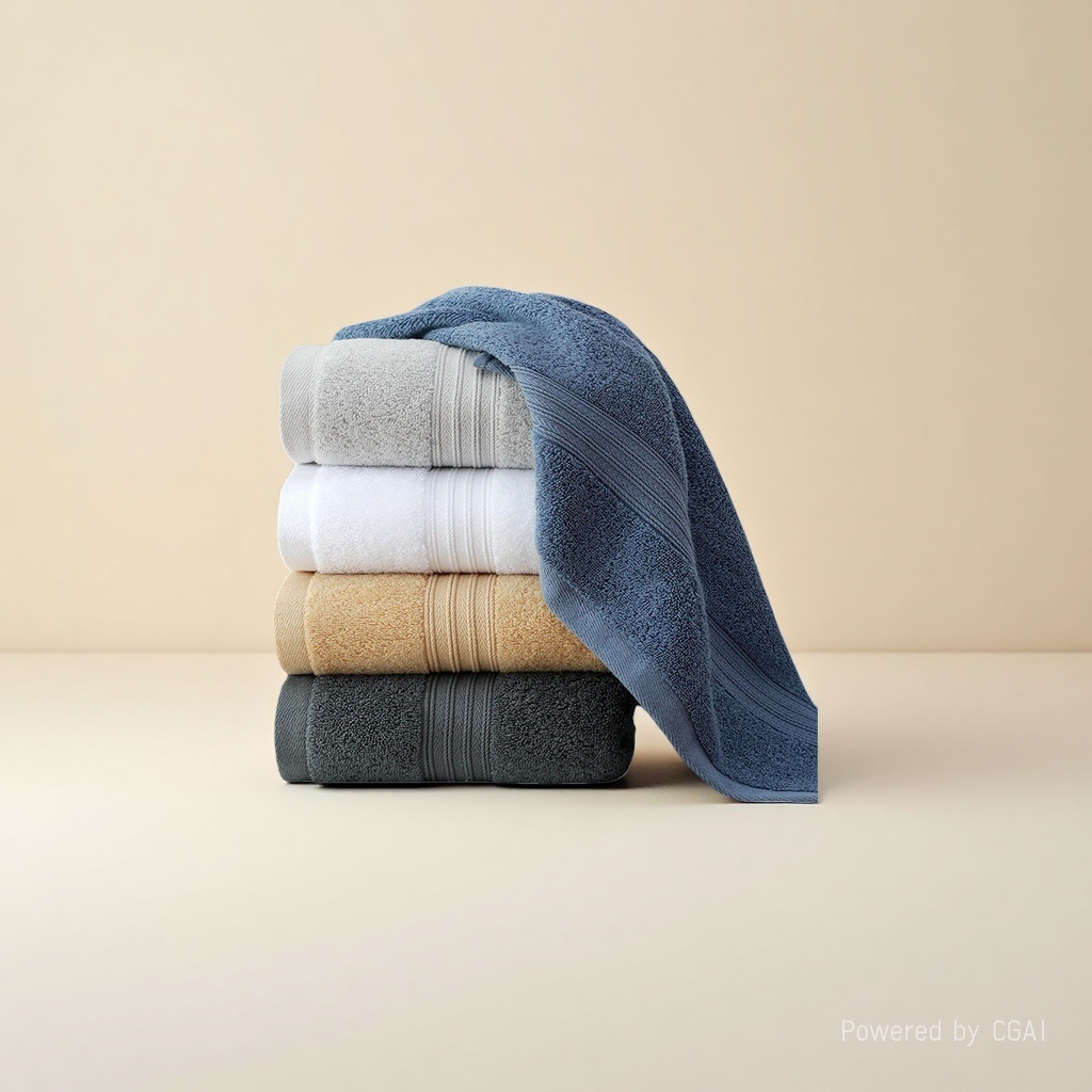 The thick pure cotton bath towel is available in plain colors for both adults and children details Picture