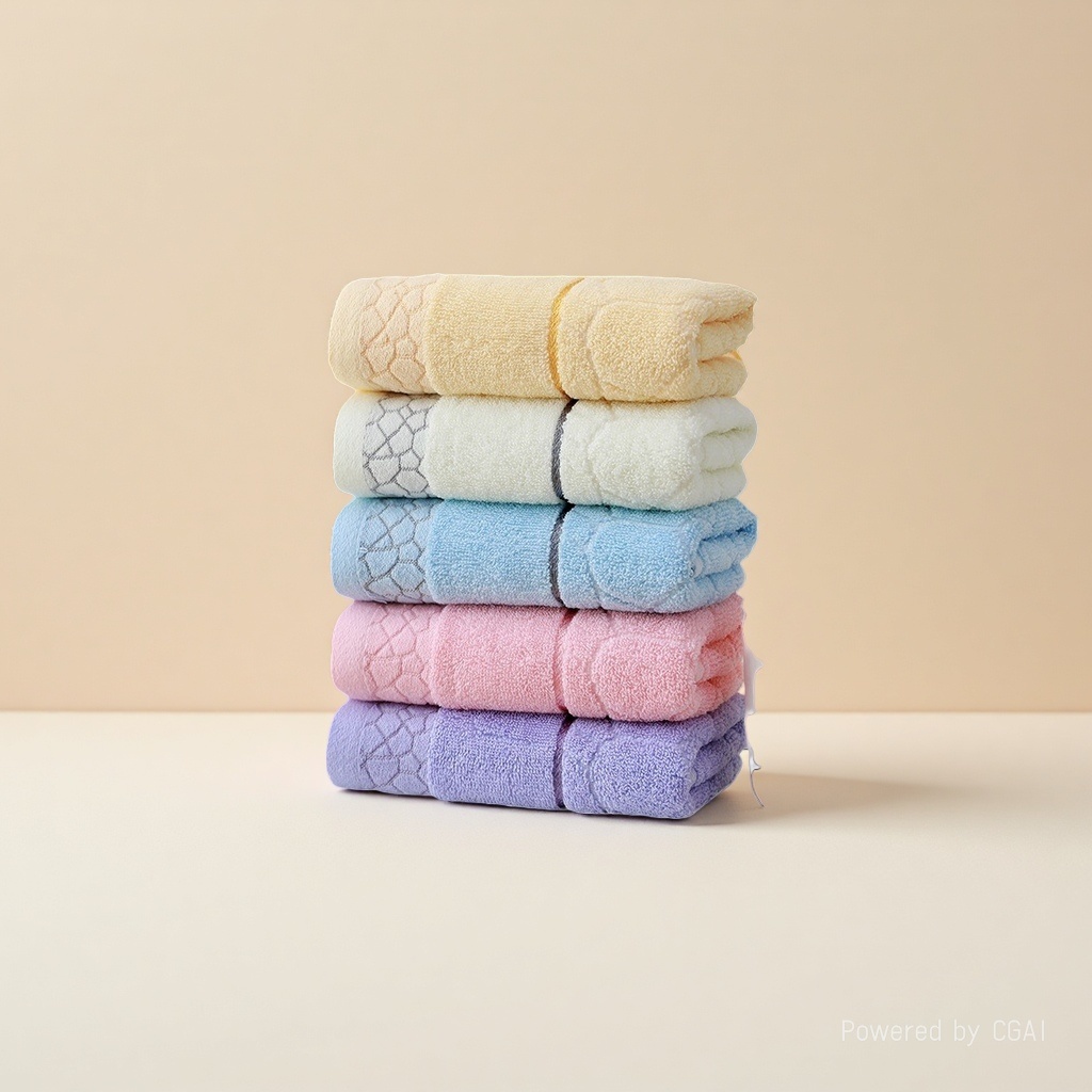 All-cotton, thickened adult face towel, pure cotton household labor protection gift, combed cotton, soft Item Picture