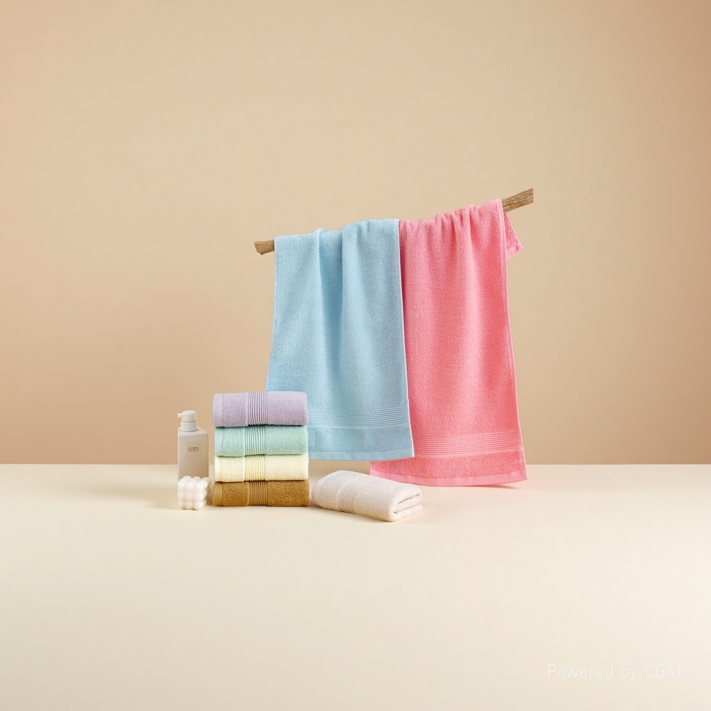 Wholesale of all-cotton adult face towels, plain, thin, soft and absorbent, popular bestsellers for both men and women Item Picture